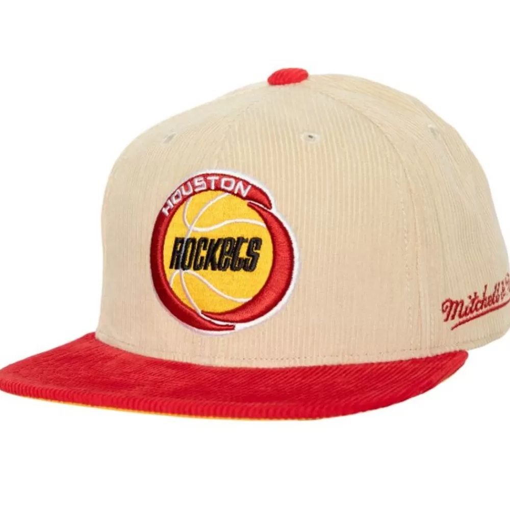 Headwear Mitchell & Ness -2 Tone Team Cord Fitted Hwc Houston Rockets