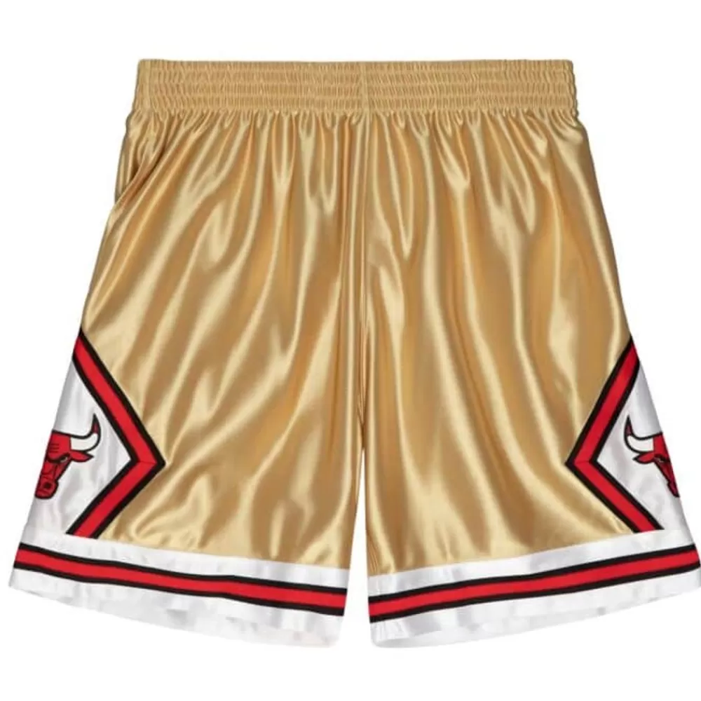 Shorts Mitchell & Ness -75Th Anniversary Gold Swingman Chicago Bulls 1997-98 Shorts