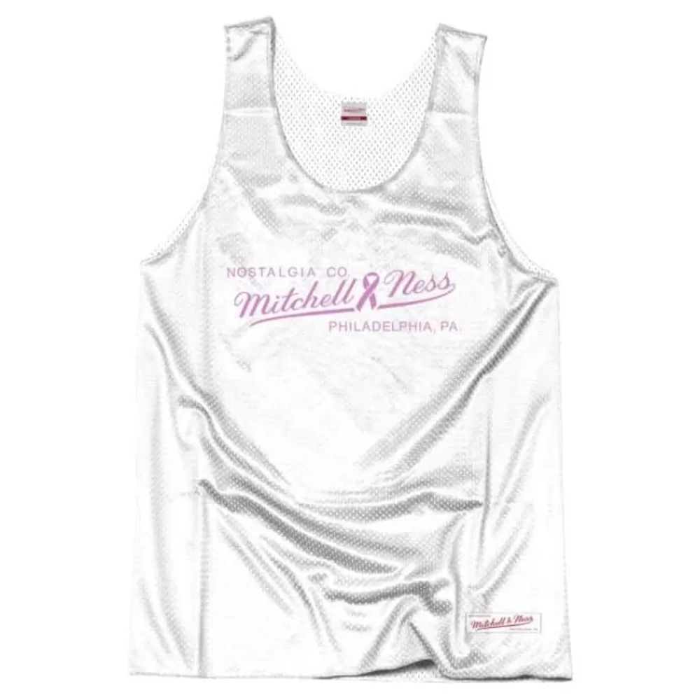 Apparel Mitchell & Ness T-Shirts & Tops-M&N Breast Cancer Awareness Women'S Mesh Tank
