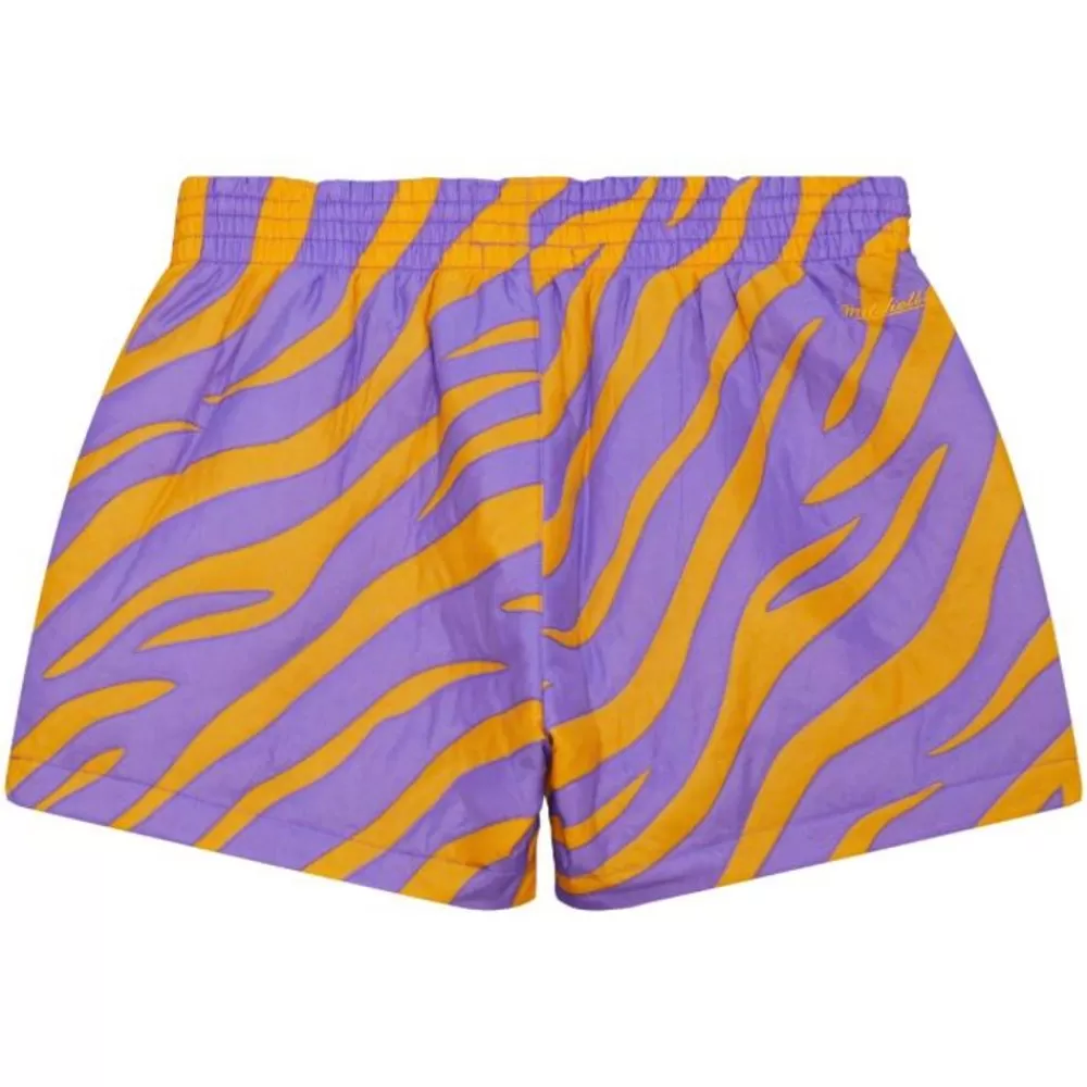 Apparel Mitchell & Ness Shorts-M&N X Melody Ehsani Puffer Short Los Angeles Lakers