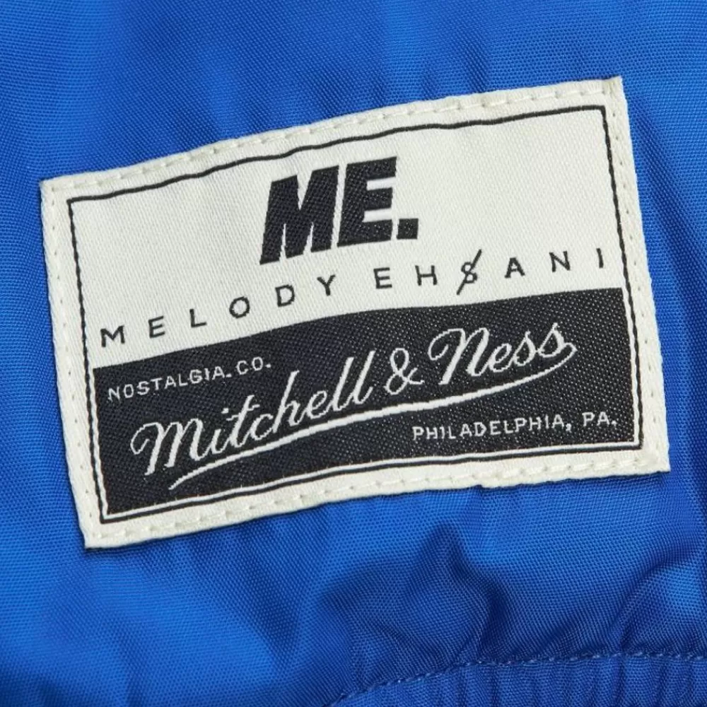 Apparel Mitchell & Ness Jackets & Outerwear-M&N X Melody Ehsani Satin Jacket New York Knicks