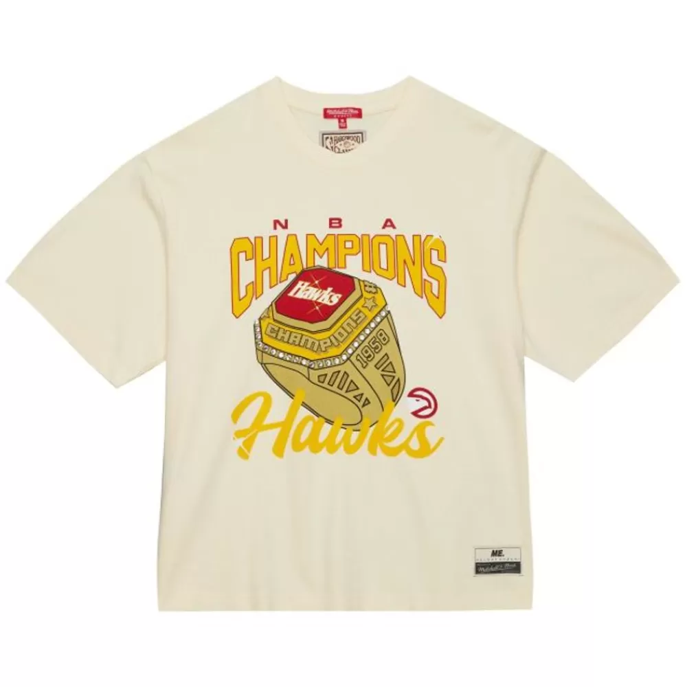 Apparel Mitchell & Ness T-Shirts & Tops-M&N X Melody Ehsani Ss Tee Atlanta Hawks