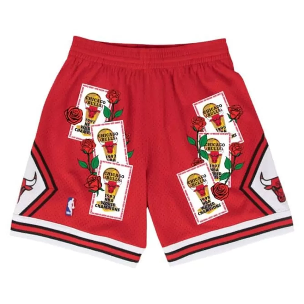 Shorts Mitchell & Ness -Roses And Banners Shorts Chicago Bulls