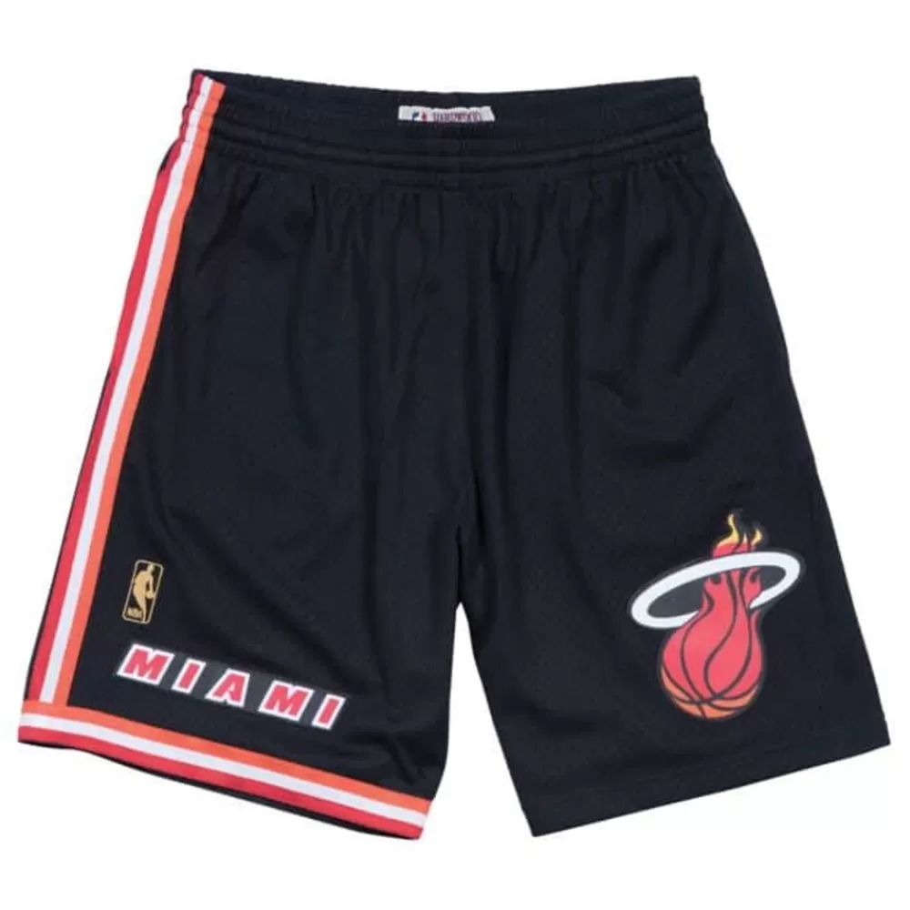 Shorts Mitchell & Ness -Swingman Shorts Miami Heat Road 1996-97