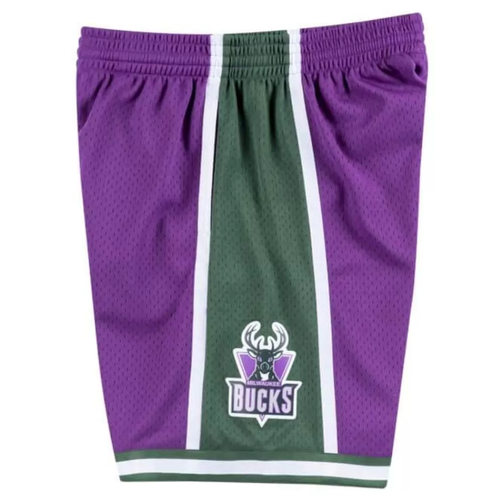 Shorts Mitchell & Ness -Swingman Shorts Milwaukee Bucks Road 2000-01