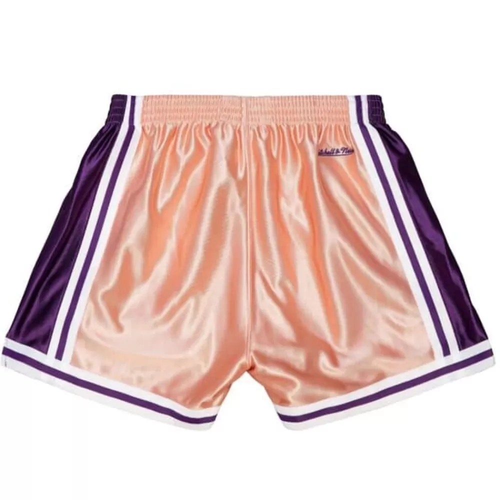 Apparel Mitchell & Ness Shorts-Womens 75Th Anniversary Rose Gold Shorts Los Angeles Lakers
