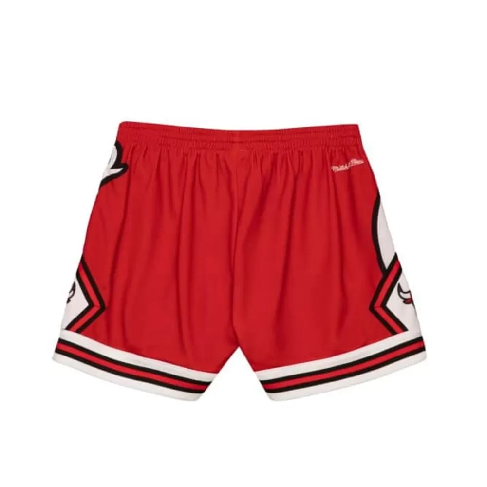 Apparel Mitchell & Ness Shorts-Women'S Big Face 3.0 Shorts Chicago Bulls