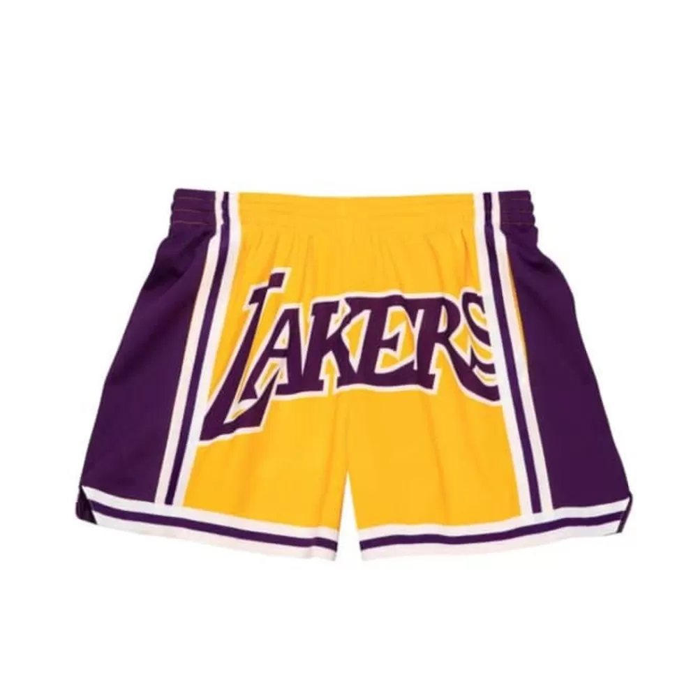 Apparel Mitchell & Ness Shorts-Women'S Big Face 3.0 Shorts Los Angeles Lakers