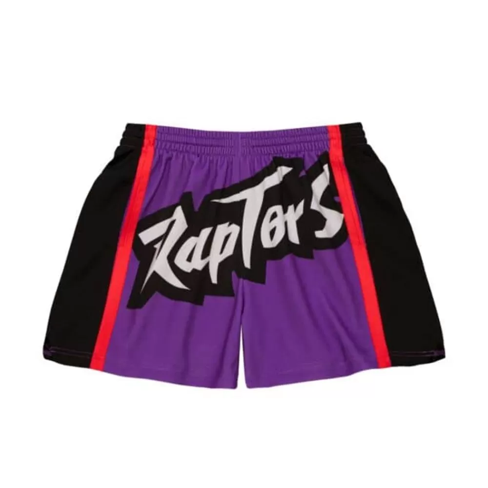Apparel Mitchell & Ness Shorts-Women'S Big Face 3.0 Shorts Toronto Raptors