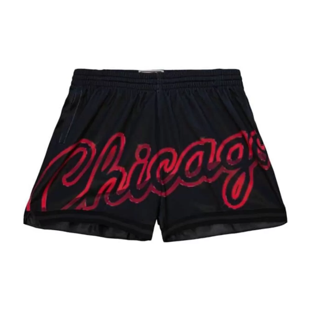 Apparel Mitchell & Ness Shorts-Womens Big Face 4.0 Shorts Chicago Bulls