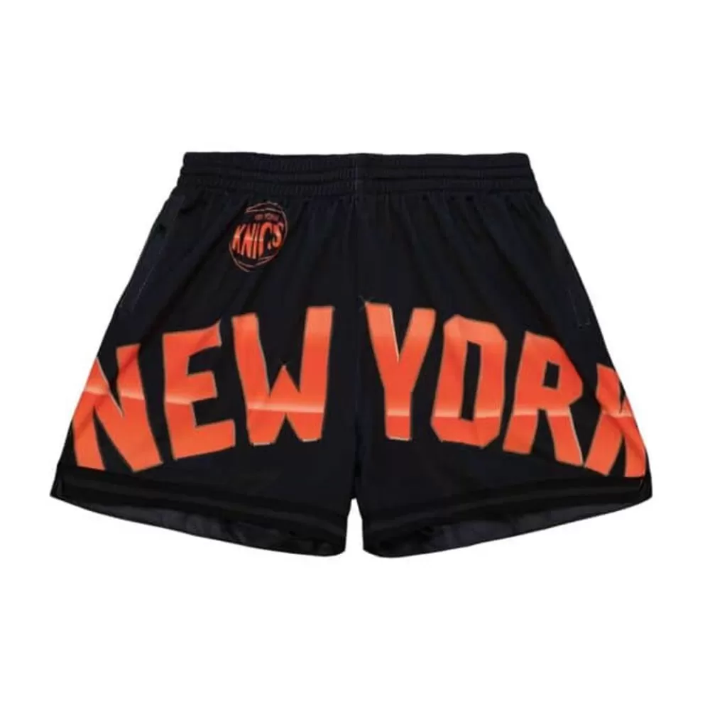 Apparel Mitchell & Ness Shorts-Womens Big Face 4.0 Shorts New York Knicks
