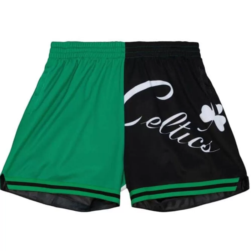 Apparel Mitchell & Ness Shorts-Womens Big Face Shorts 5.0 Boston Celtics