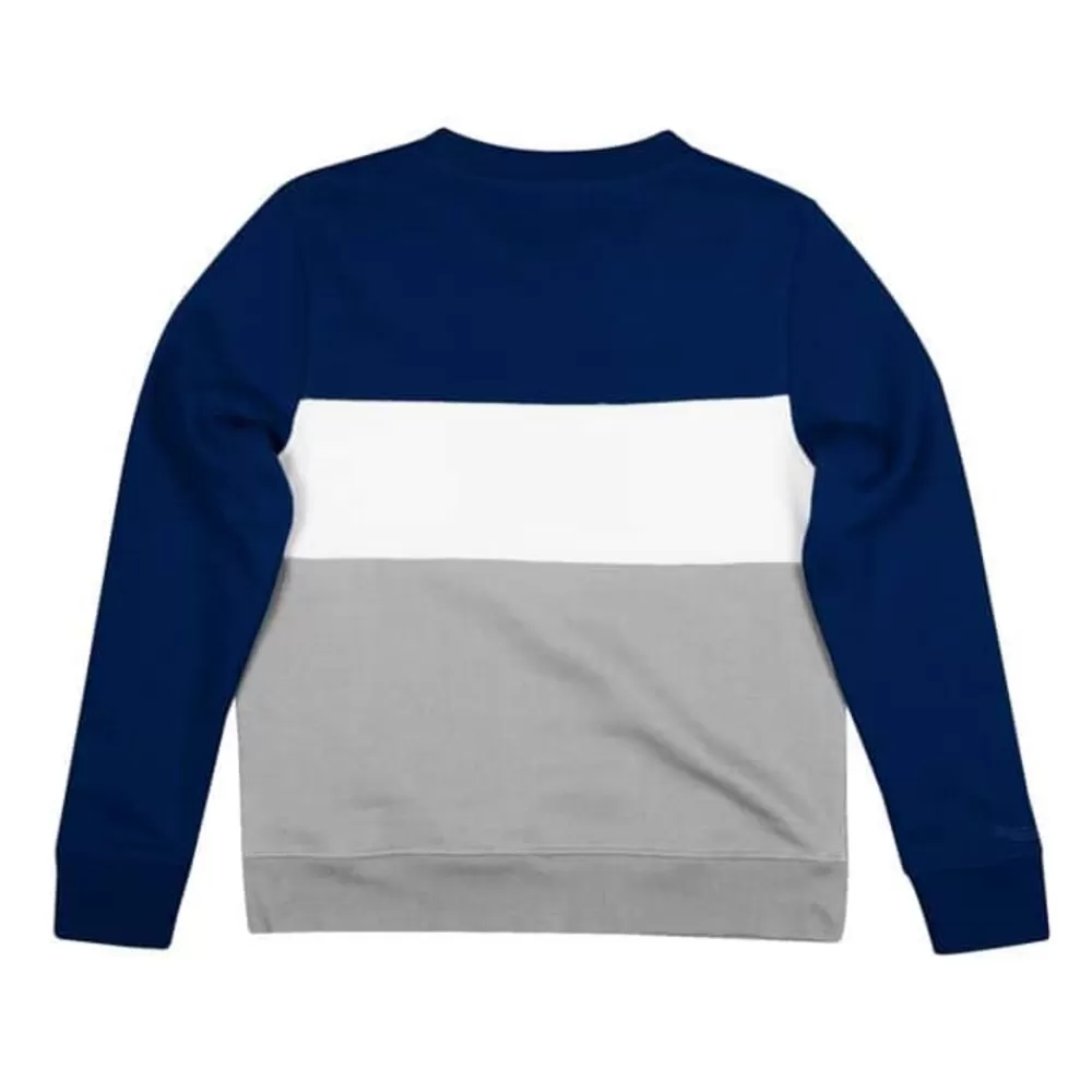 Apparel Mitchell & Ness Hoodies & Sweatshirts-Women'S Color Block Crew 2.0 Dallas Cowboys