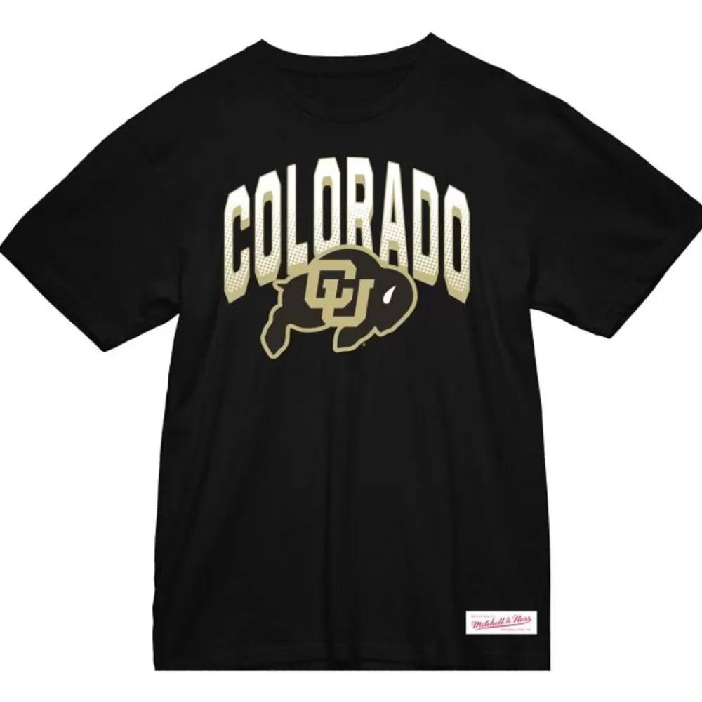 Apparel Mitchell & Ness T-Shirts & Tops-Women'S Halftime Arch Tee University Of Colorado Boulder