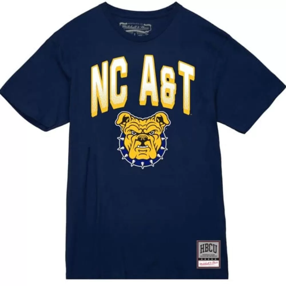 Apparel Mitchell & Ness T-Shirts & Tops-Women'S Halftime Tee North Carolina A&T University