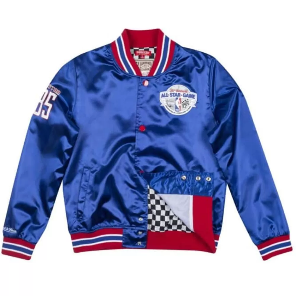 Apparel Mitchell & Ness Jackets & Outerwear-Women'S Lightweight Satin Jacket Nba All Star