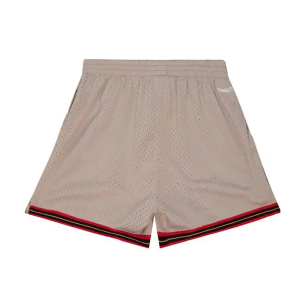 Apparel Mitchell & Ness Shorts-Womens Mushroom Shorts Philadelphia 76Ers