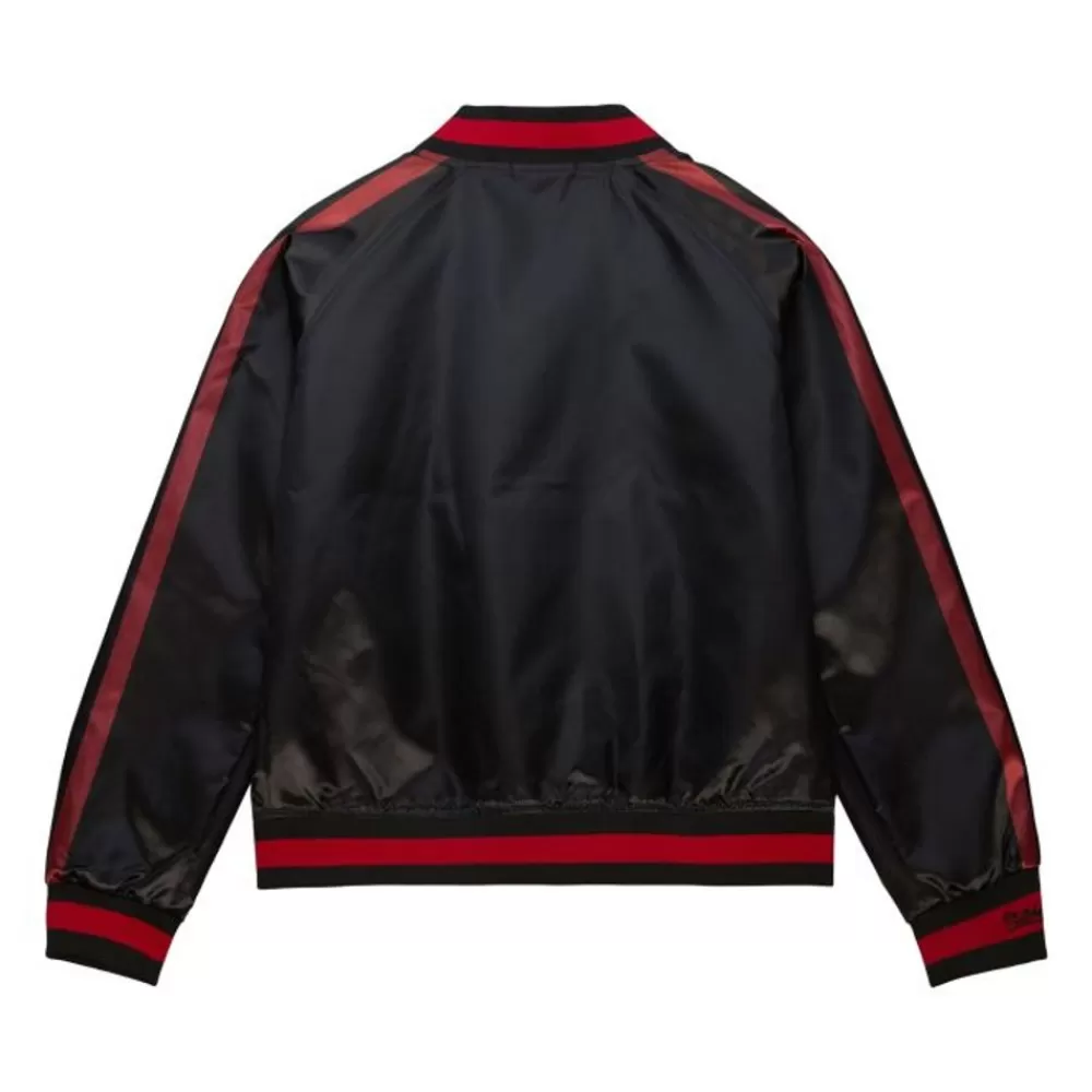 Apparel Mitchell & Ness Jackets & Outerwear-Women'S Raglan Satin Jacket Buffalo Bills