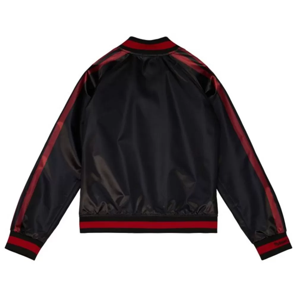Apparel Mitchell & Ness Jackets & Outerwear-Women'S Raglan Satin Jacket Kansas City Chiefs