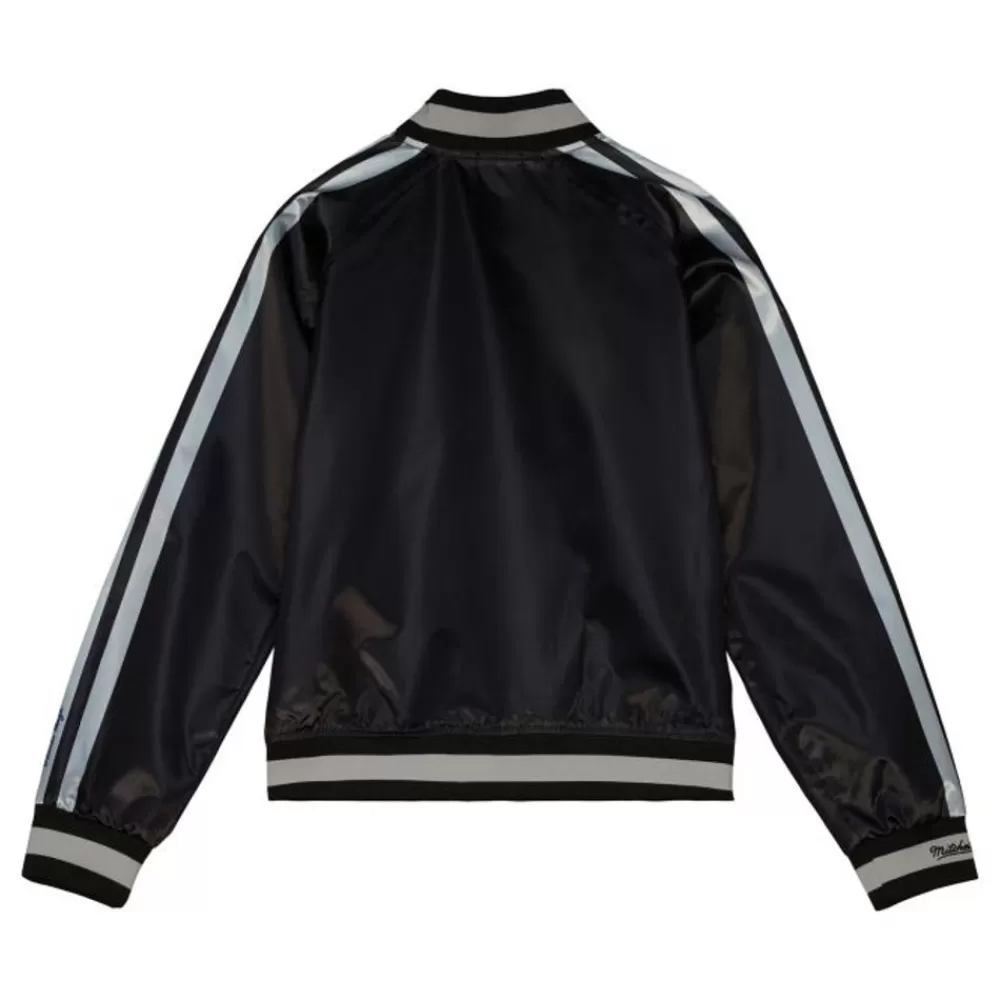 Apparel Mitchell & Ness Jackets & Outerwear-Women'S Raglan Satin Jacket Orlando Magic