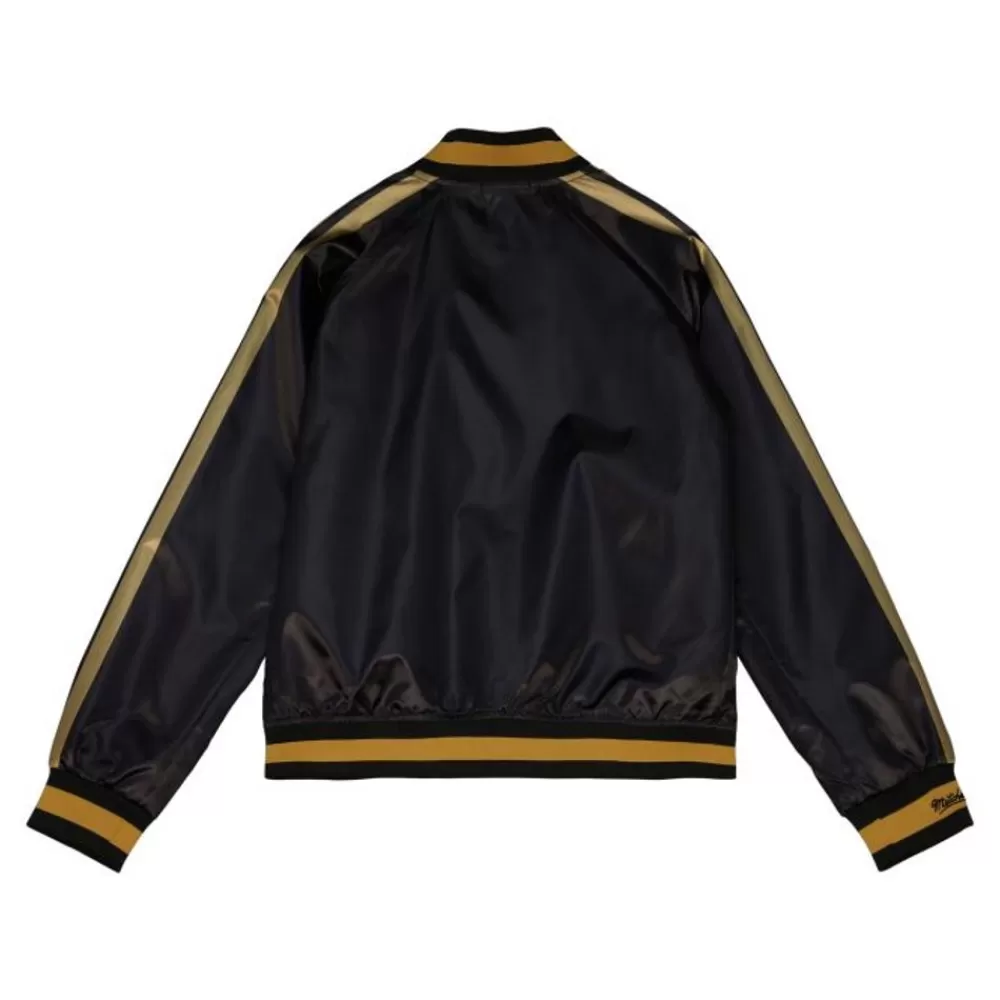 Apparel Mitchell & Ness Jackets & Outerwear-Women'S Raglan Satin Jacket Vegas Golden Knights