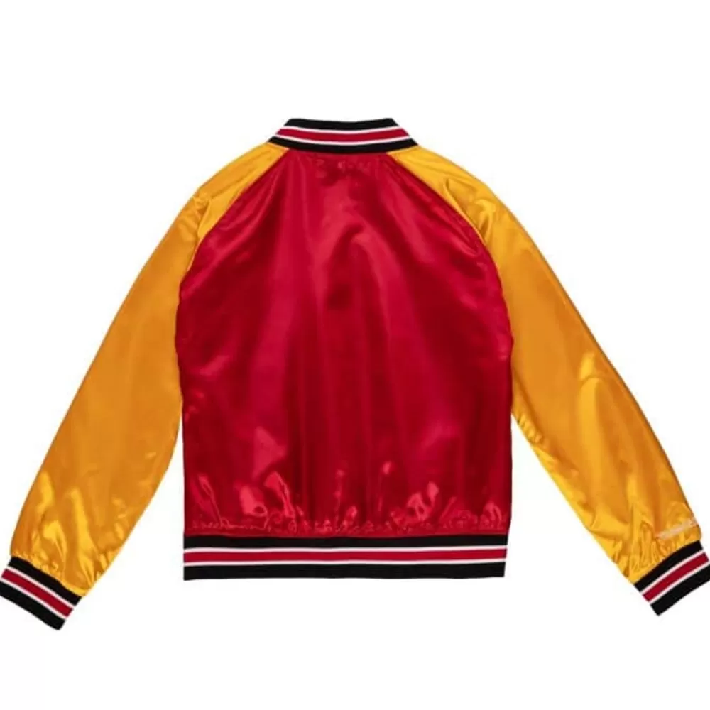 Apparel Mitchell & Ness Jackets & Outerwear-Women'S Satin Jacket 2.0 Kansas City Chiefs