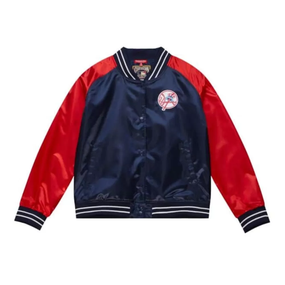 Apparel Mitchell & Ness Jackets & Outerwear-Womens Satin Jacket 2.0 New York Yankees