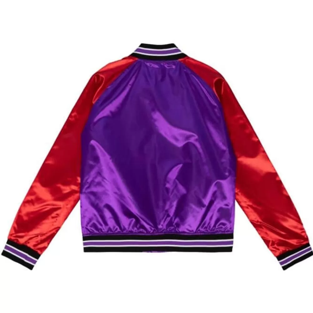 Apparel Mitchell & Ness Jackets & Outerwear-Women'S Satin Jacket 2.0 Toronto Raptors