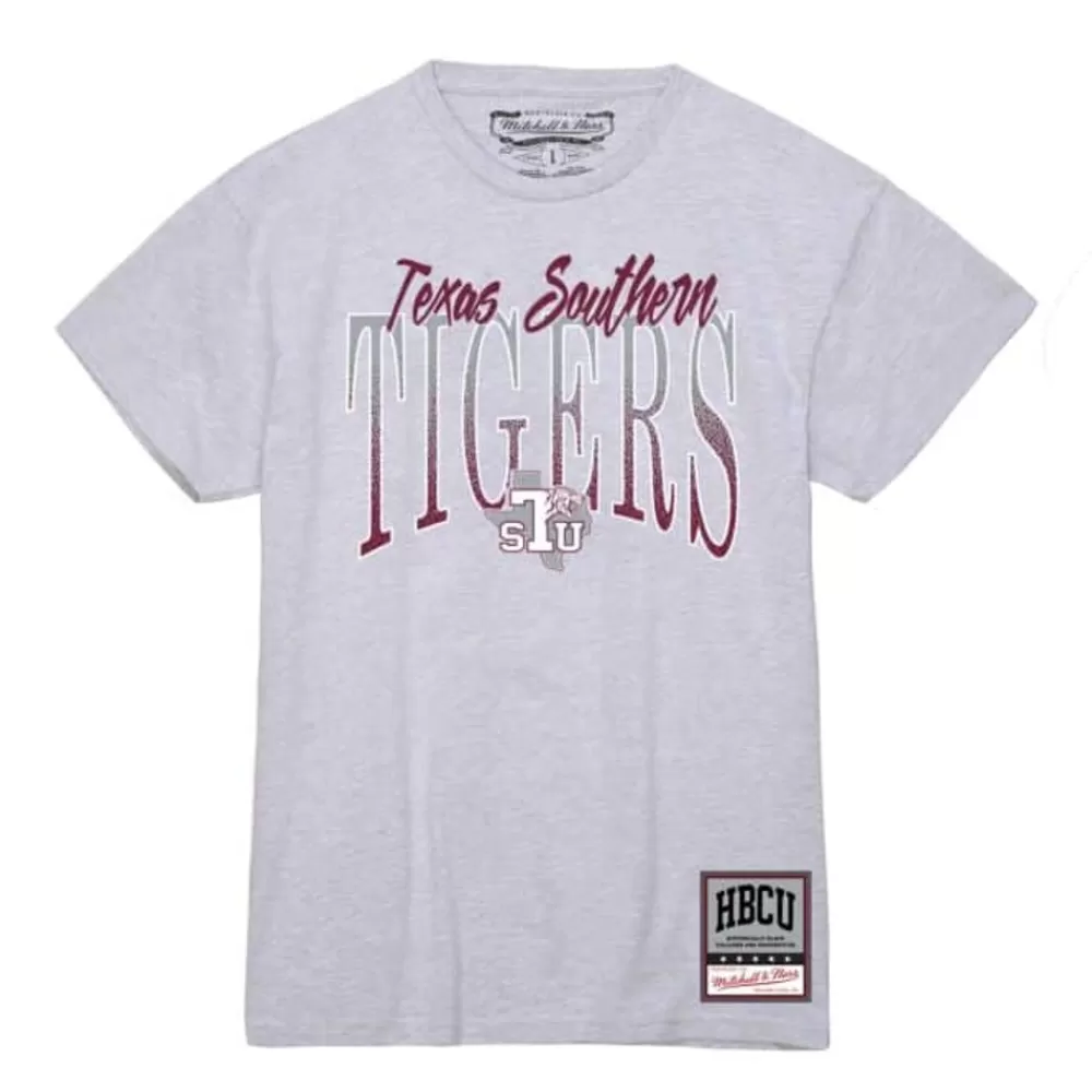 Apparel Mitchell & Ness T-Shirts & Tops-Women'S Script Arc Tee Texas Southern University