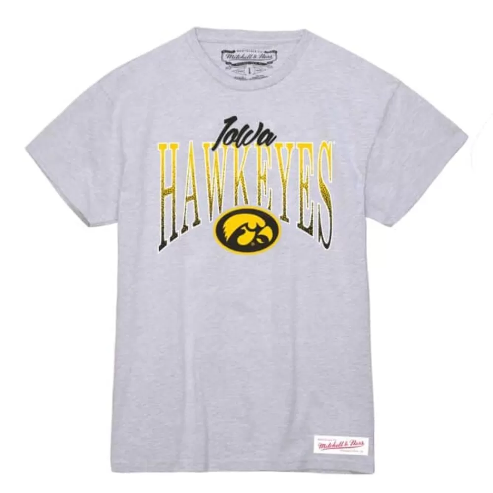 Apparel Mitchell & Ness T-Shirts & Tops-Women'S Script Arc Tee University Of Iowa