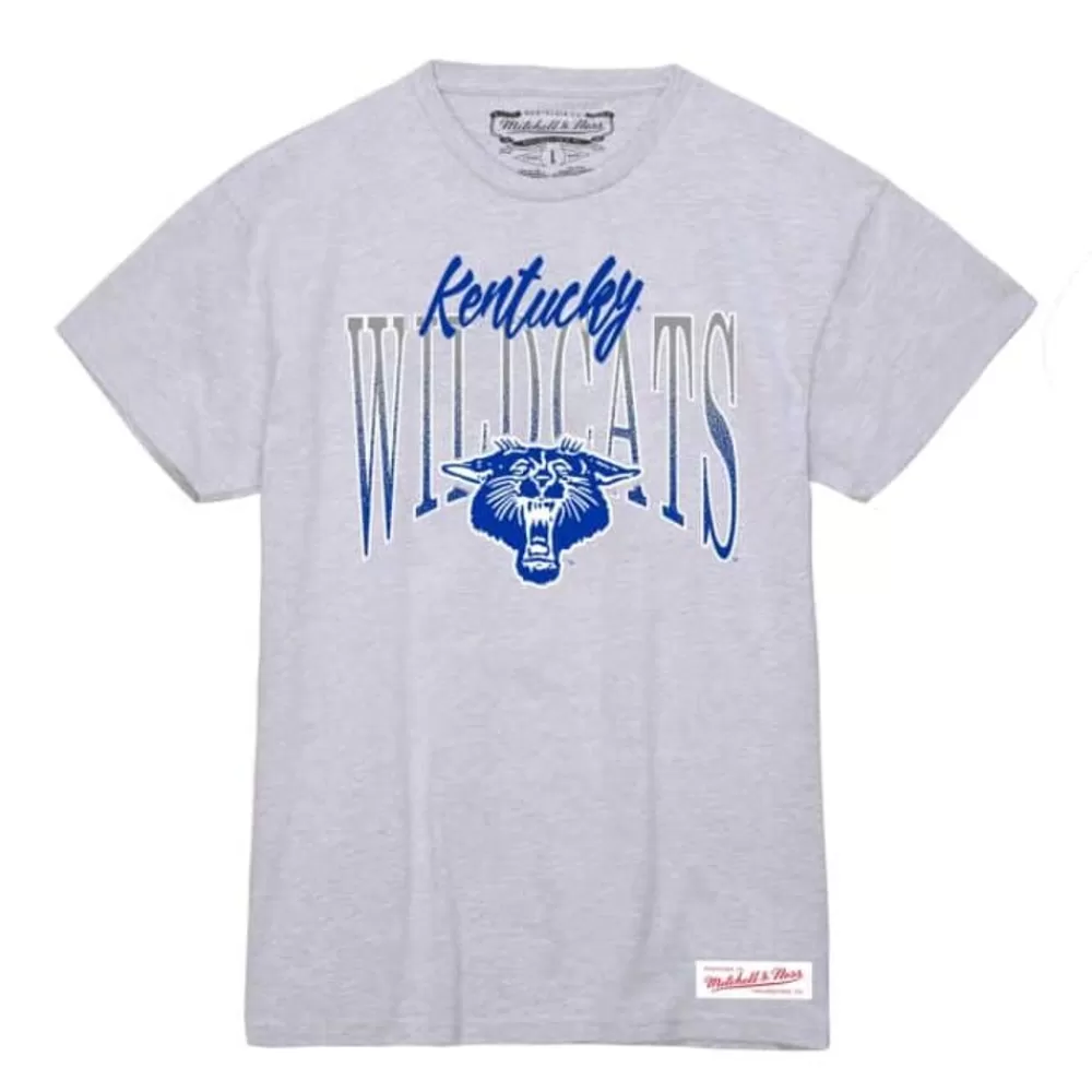 Apparel Mitchell & Ness T-Shirts & Tops-Women'S Script Arc Tee University Of Kentucky
