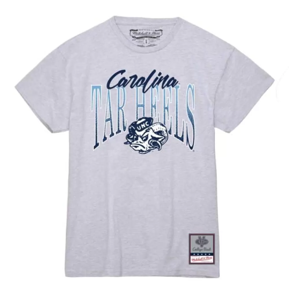 Apparel Mitchell & Ness T-Shirts & Tops-Women'S Script Arc Tee University Of North Carolina