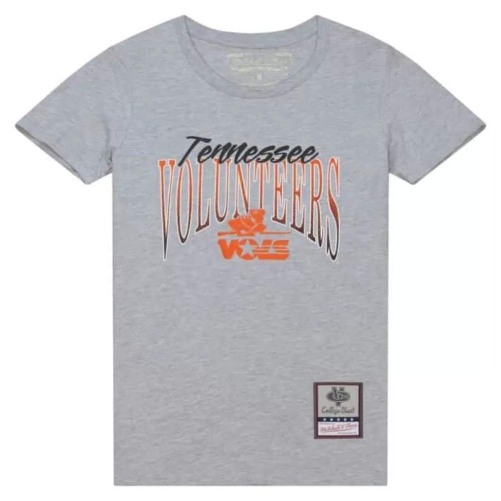 Apparel Mitchell & Ness T-Shirts & Tops-Women'S Script Arc Tee University Of Tennessee
