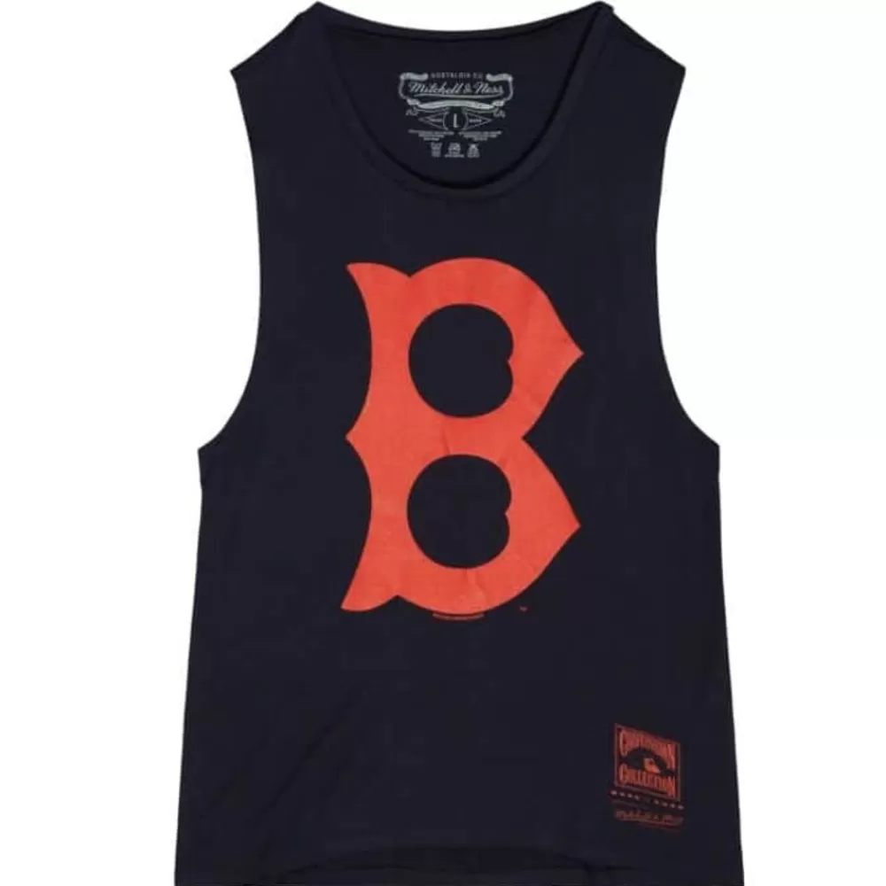 Apparel Mitchell & Ness T-Shirts & Tops-Womens Tonal Logo Story Tank Boston Red Sox
