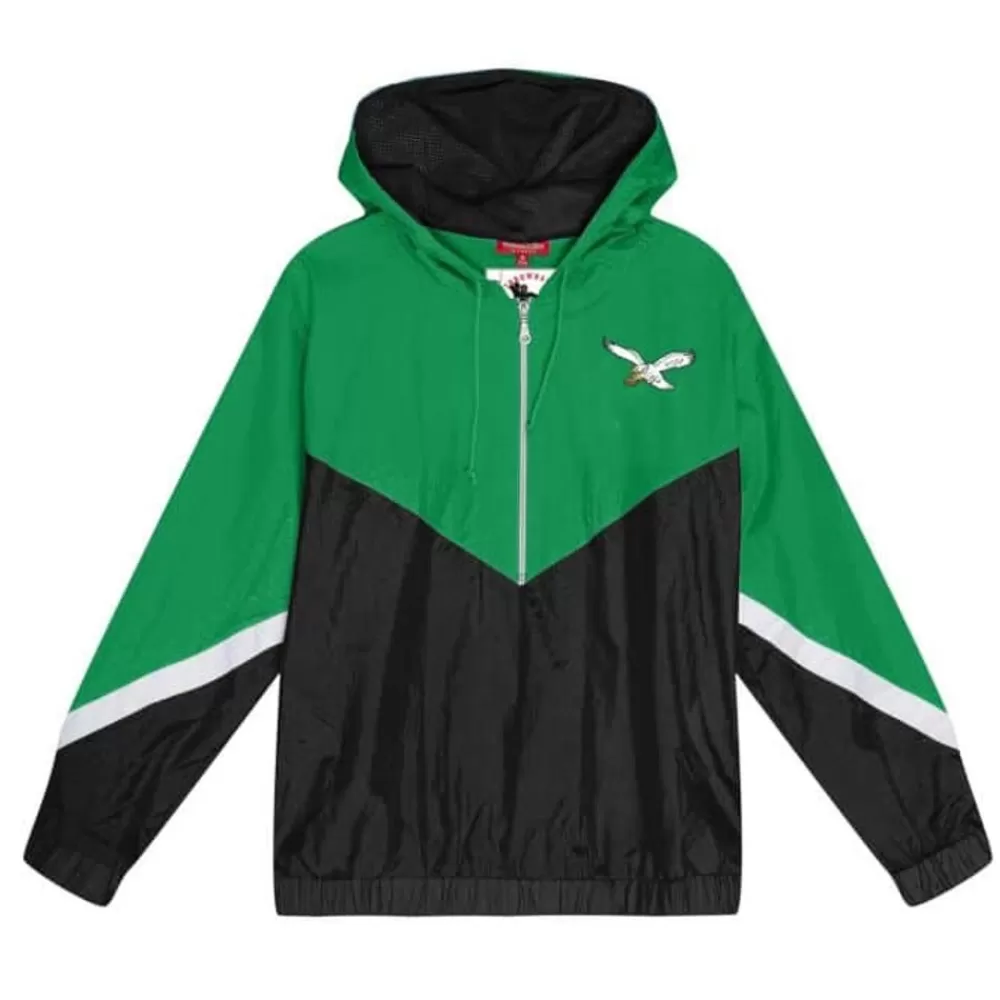 Apparel Mitchell & Ness Jackets & Outerwear-Womens Windbreaker 3.0 Philadelphia Eagles