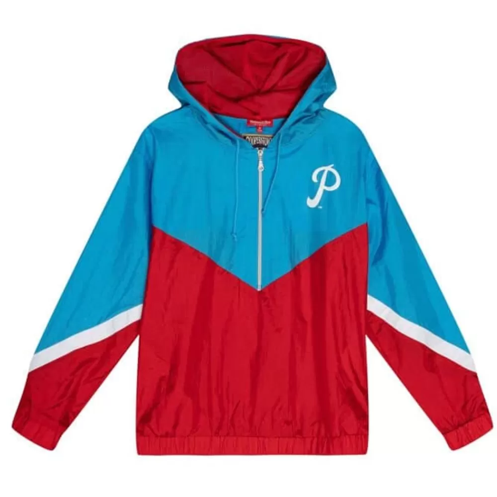Apparel Mitchell & Ness Jackets & Outerwear-Womens Windbreaker 3.0 Philadelphia Phillies
