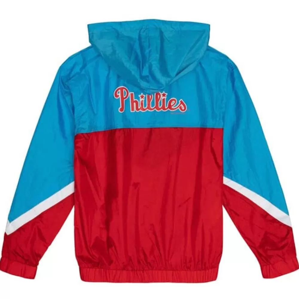 Apparel Mitchell & Ness Jackets & Outerwear-Womens Windbreaker 3.0 Philadelphia Phillies