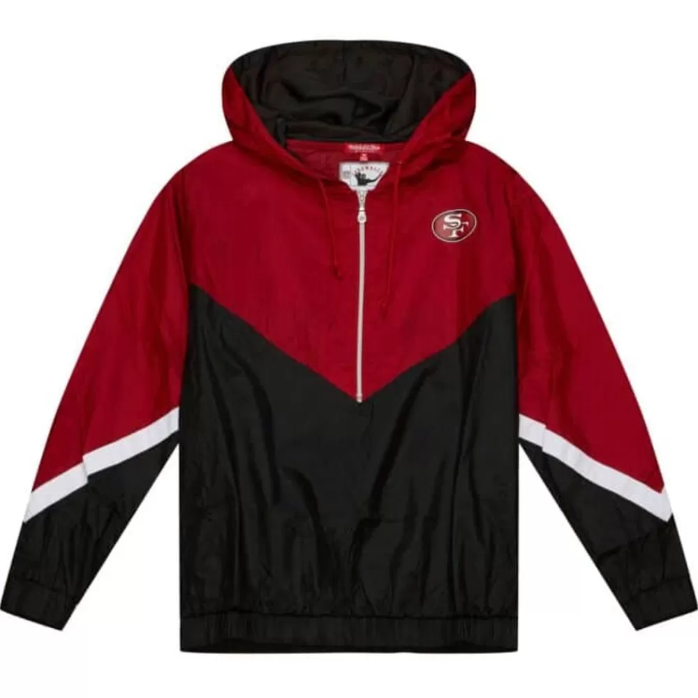 Apparel Mitchell & Ness Jackets & Outerwear-Womens Windbreaker 3.0 San Francisco 49Ers